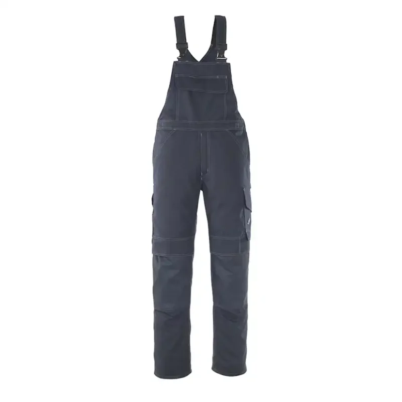 Billig Hängselbyxor med knäfickor Mascot Industry 10169-154Storlek: 90C60, Färg: Mörk Marin