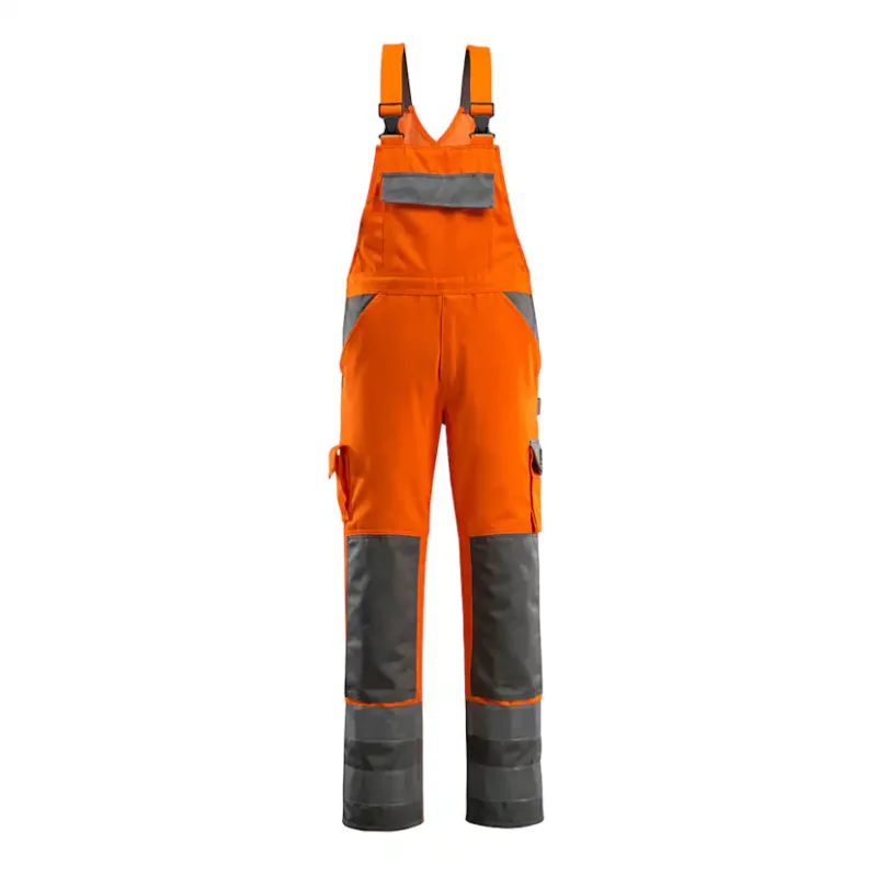 Kampanj Hängselbyxor med knäfickor Mascot Safe 07169-860Storlek: 90C58, Färg: Hi-vis Orange/antracit