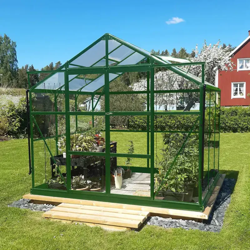 Begränsat antal Växthus Metalcraft 4,9 kvm RektangulärtGrön