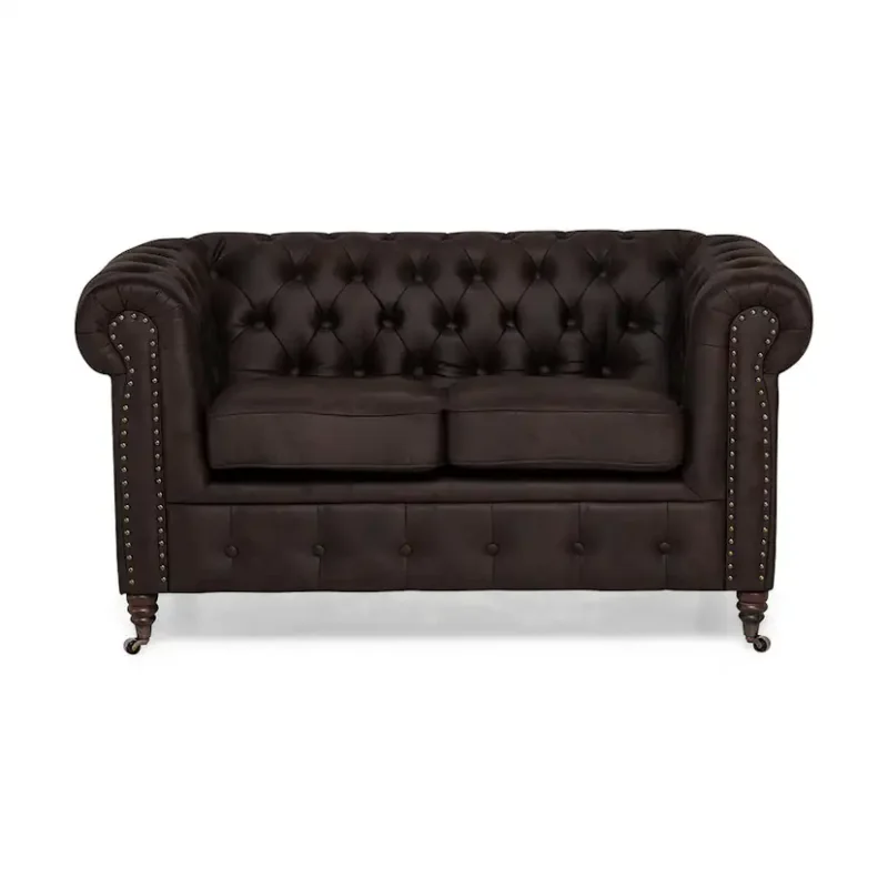 2-sitssoffa Manor House Chesterfield Deluxe Konstläder Populär