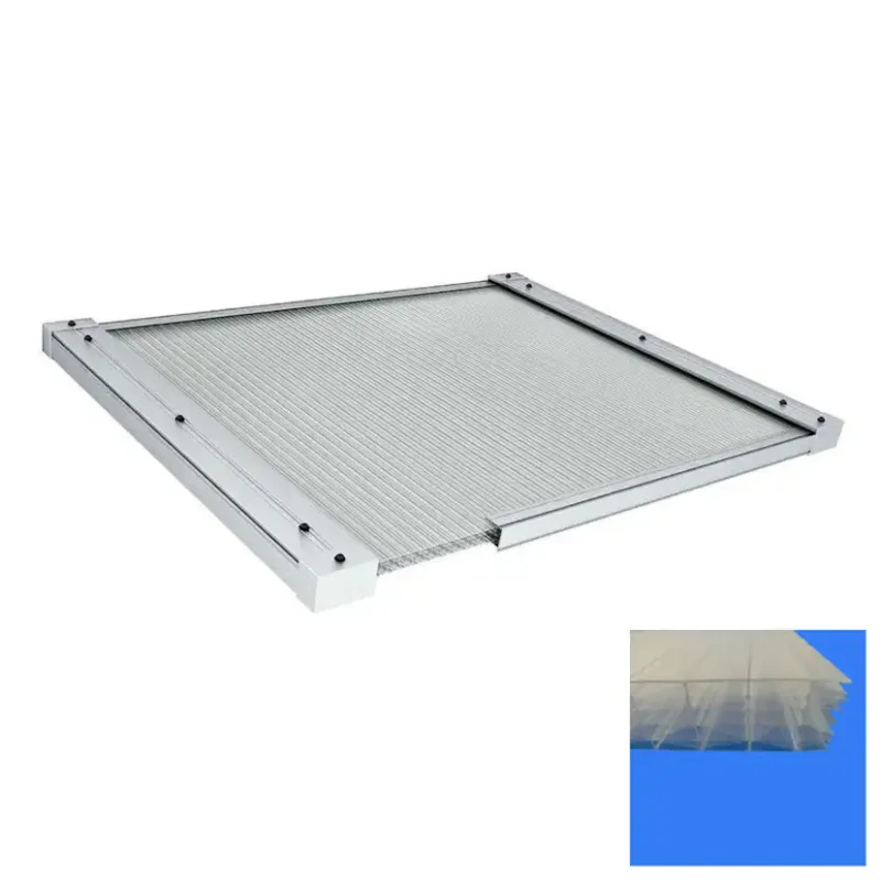 Kanalplast 32 mm Halle Isolux Klar Komplett TakLxB 3500x5132 mm I lager